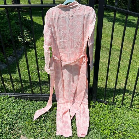 J Crew Cupro Paisley Tuxedo Jumpsuit NWT - Picture 6 of 7